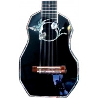 Professional Charango Black "Hummingbird" 